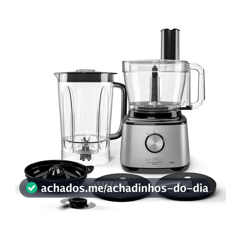 Multiprocessador Britânia Multifunções 5 em 1 1300W BMP2000