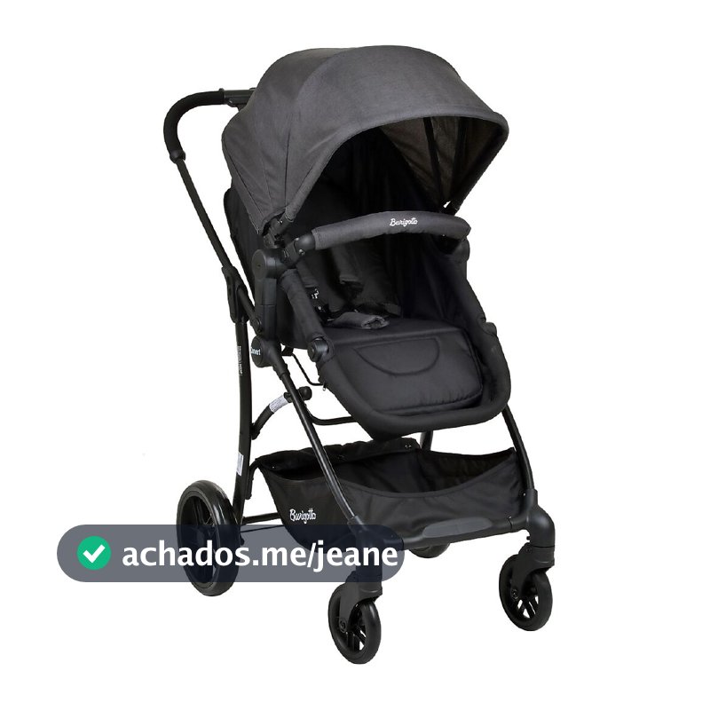 Carrinho de Passeio Burigotto Convert Moises Dark Grey