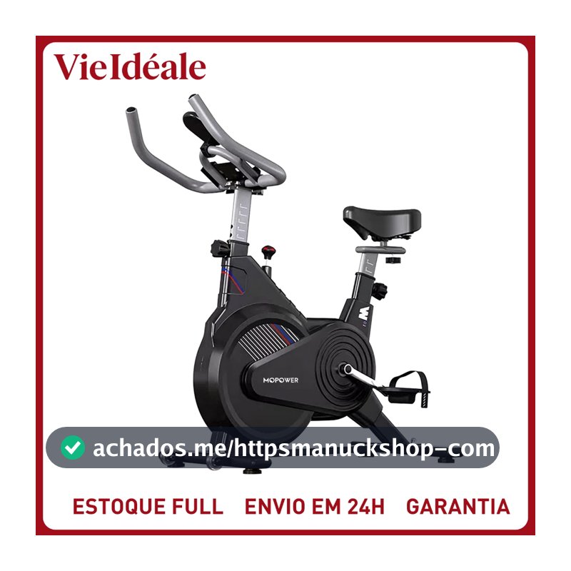 Bicicleta Ergométrica Compacta e Silenciosa - Bike Spinning para Apartamento, 150kg