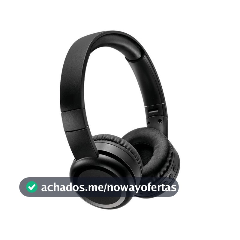 Fone de Ouvido Headphone Aiwa HP-03-B Bluetooth Preto