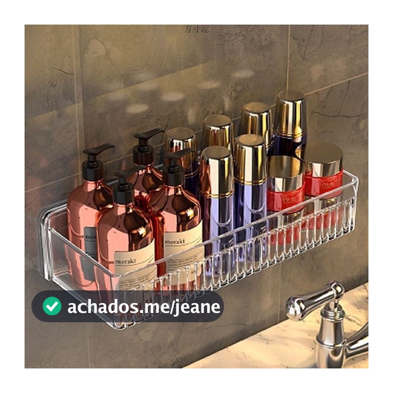 Suporte De Shampoo Prateleiras De Banheiro Sem Furo Acrilico OI-0128