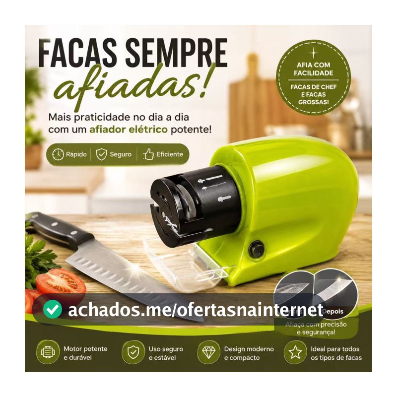 Amolador Afiador de Faca Eletrico Tesoura Ferramentas Lamina Alicate de Unha à PILHA codAL9