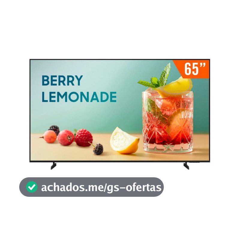 Smart TV Samsung 65" LED 4K Tizen Crystal WiFi Bluetooth HDR10 3 HDM LH65BEFH4GGXZD