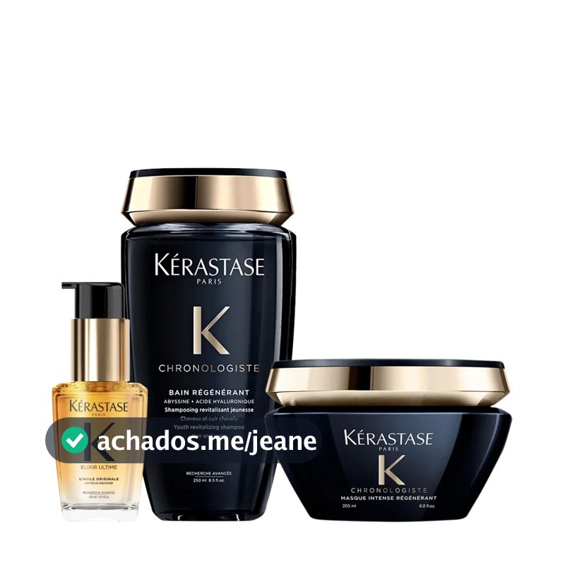 Kit Kérastase Chronologiste+Elixir Ultime L'Huile 30ml Trio