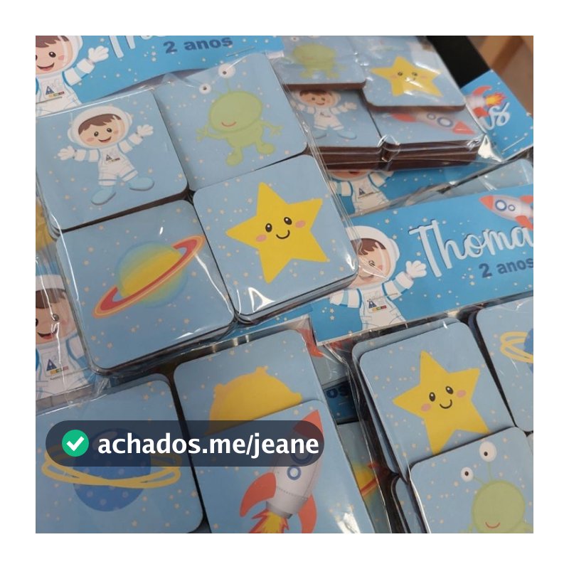 kit 20 Jogo da Memória Personalizado 10 Peças MDF | Lembrancinha | Brinde