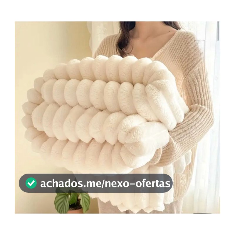 Cobertor Ultrasoft Nuvem Grosso 320gr m² - Supermacio 2,40mx2,20m | Para Cama Queen Toque de Plumas