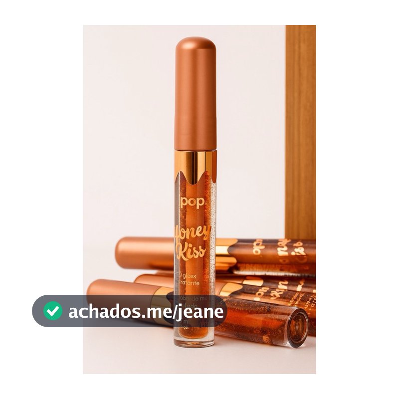 Lip Oil Honey Kiss - Com Extrato De Mel - Dapop