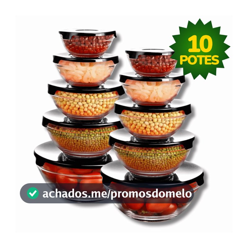 Kit Conjunto De Potes de Vidro Resistente Organizadores De Cozinha Multiuso