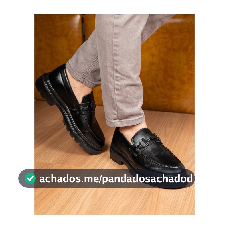 Sapato Social Mocassim Masculino Santorini Solado Costurado Elegante Oxford Festa Dia dos Pais