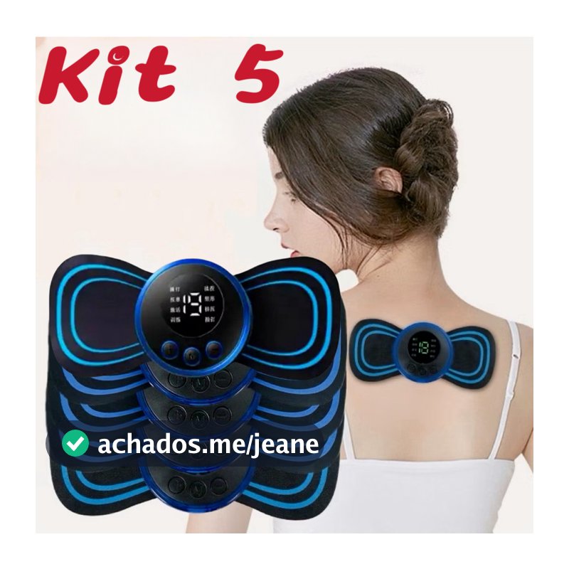 kit 5  Massageador Cervical Elétrico De Pescoço Massageador Cervical