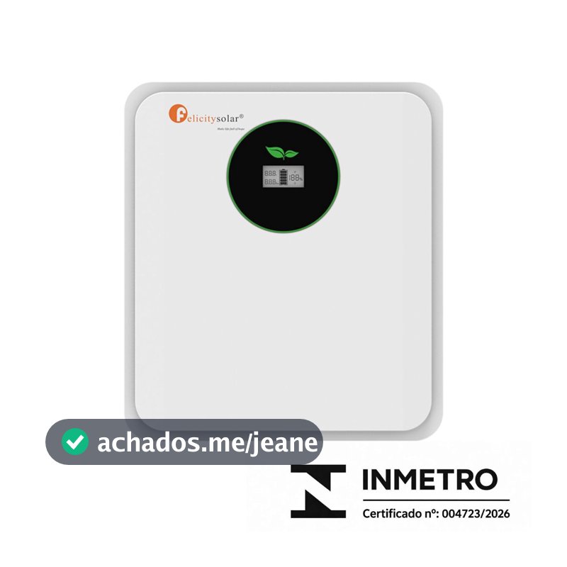 Bateria Felicity Solar Fla24100 100ah 24v lítio Lifepo4