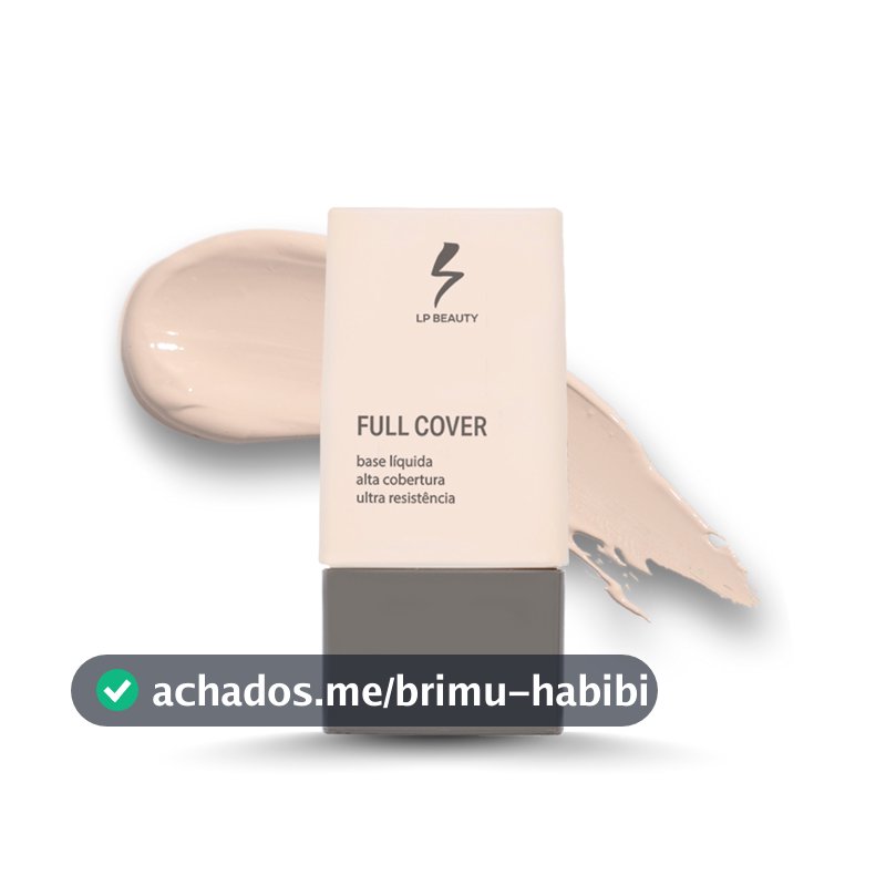 Base Líquida Full Cover Alta Cobertura Facial Longa Duração LP Beauty