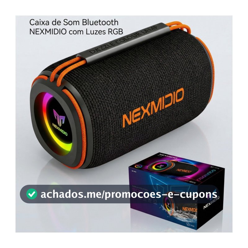 Portátil Caixa De Som Bluetooth Resistente a Água Com Alto Falante Duplo e Luz RGB Caixa De Som Com MD-B01