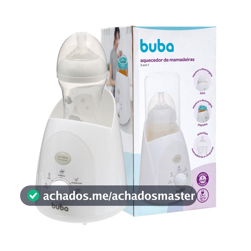 Mamadeiras Para Bebe Aquecedor Mamadeira Compacto Papinha Esterilizador Chupeta Buba
