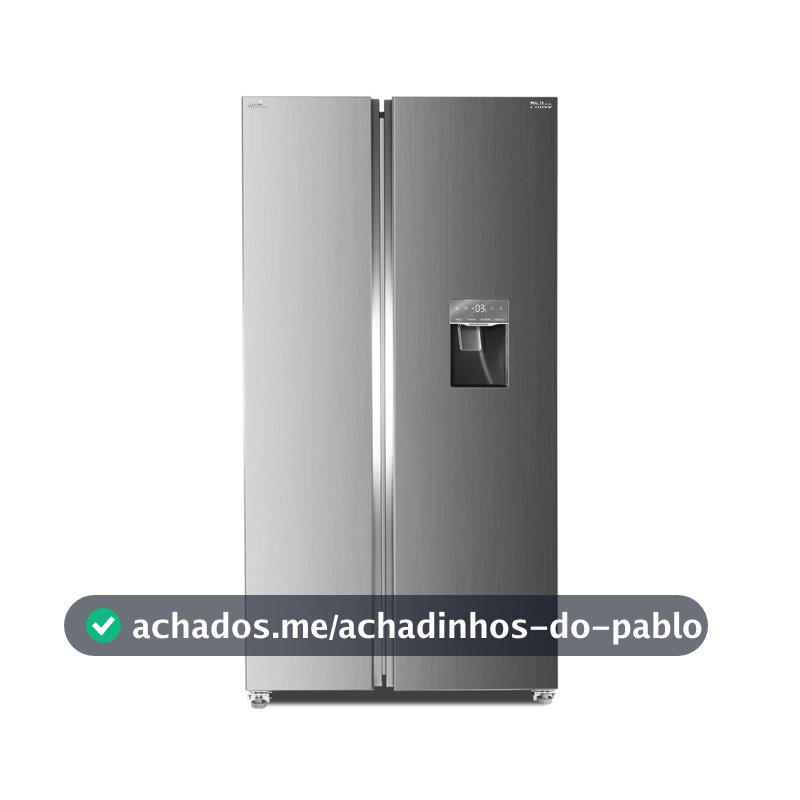 Geladeira Side By Side Philco Eco Inverter Prf535id Frost Free Smart Cooling Inox 434l Inox
