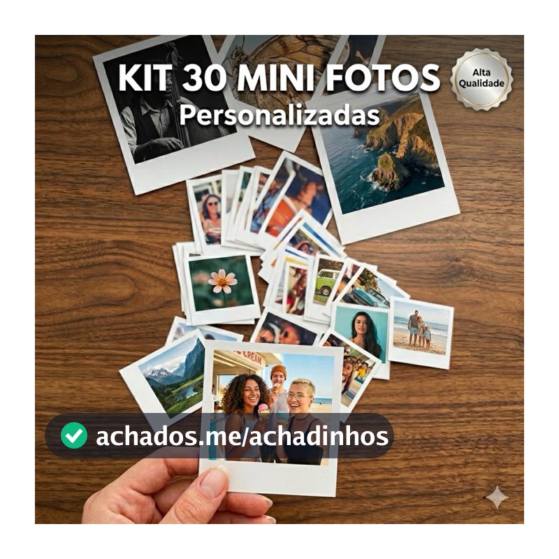 30 Mini fotos na promoção -Alta Qualidade + Frete Grátis!”