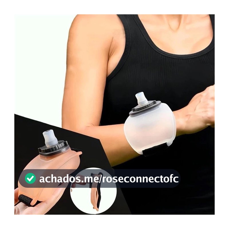 Pulseira Elástica Portátil De Pulso De Ciclismo Com De 200ML Garrafa De Água Esportiva/Acessórios De Abastecimento De Co