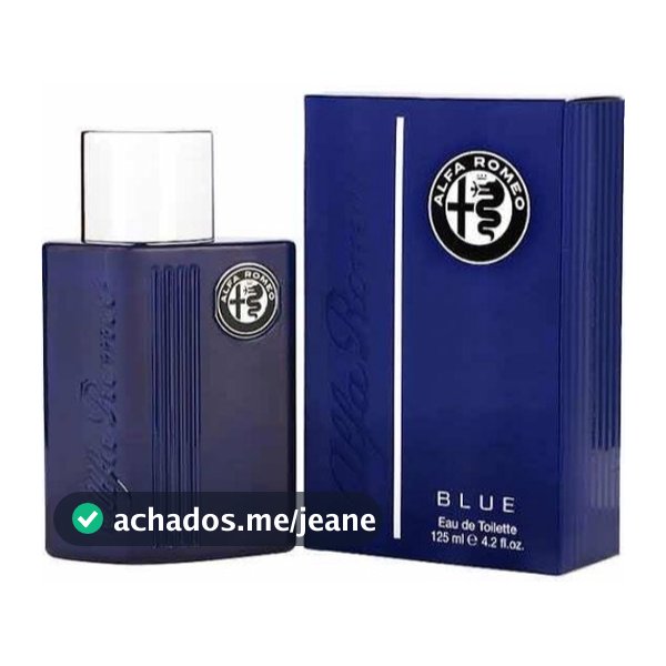 PERFUME Alfa Romeo Blue ORIGINAL Masculino extra grande 125ml