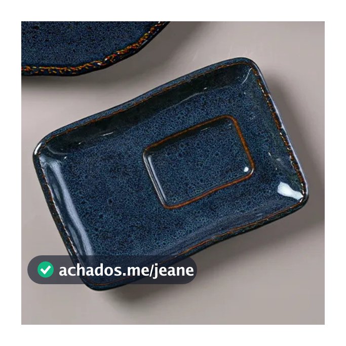 Travessa Porta Shoyu Orgânico Eco Safira 19,6Cm Porto Brasil - Original