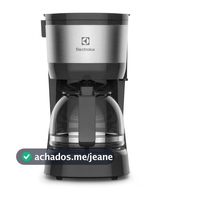 Cafeteira Elétrica Electrolux ECM10 Efficient Inox 127V Cinza