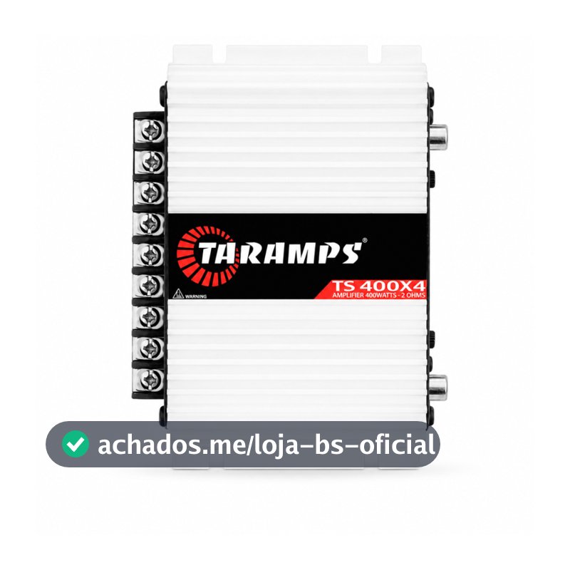 Módulo Amplificador Taramps TS400 400W Rms 4 Canais 2 Ohms
