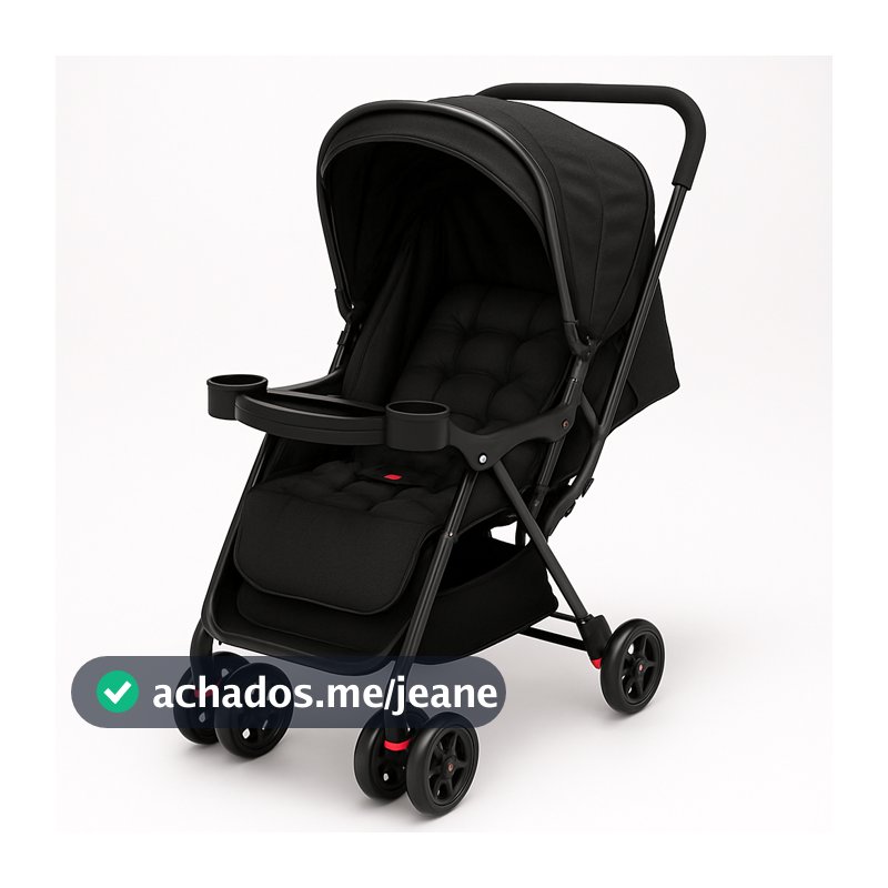Carrinho de Bebê - Conforto Praticidade Assento Reclinável Suporta 15Kg