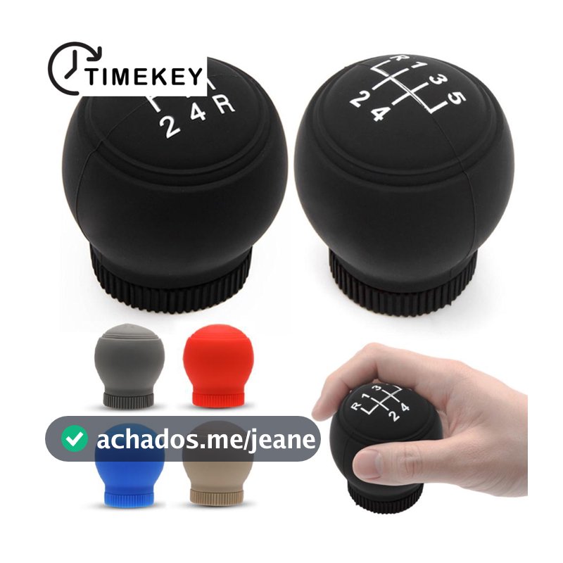 Universal Round 5/6 Speed Silicone Carro Caixa De Para Colarinhos De Mudança De Marcha Alavanca Acessórios De Decoração