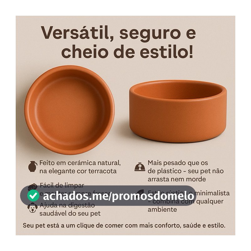 kit Comedouro Bebedouro Pet Cachorro , Gatos, 500 ml 1L  2L pote cerâmica para ração