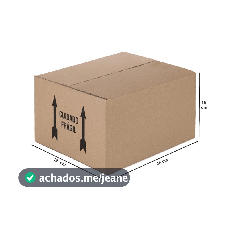 10 Caixas de Papelão 30x25x15cm - Embalagens para Correios, Sedex, ecommerce