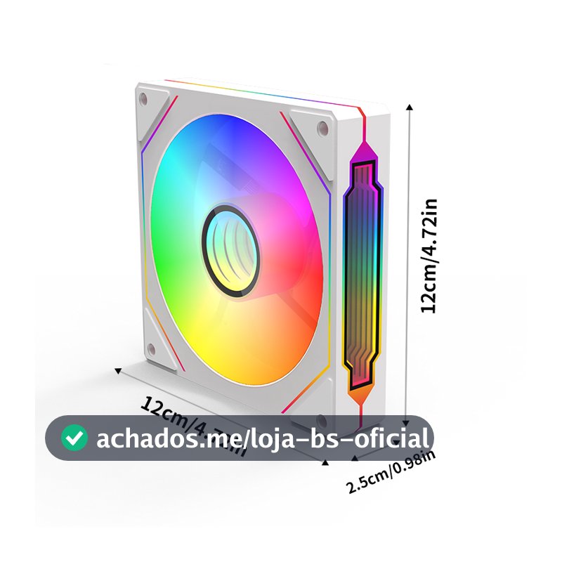 Novo Controlador de Ventoinha para Laptop Argb Prism 4pro, Dissipação de Calor para PC, Ventoinha de CPU com Luz