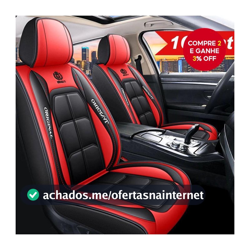 Capa De Assento Universal De Couro PU Premium Para Carro , 1 Peça Frontal Ou Conjunto Completo De Almofada Interior À Pr