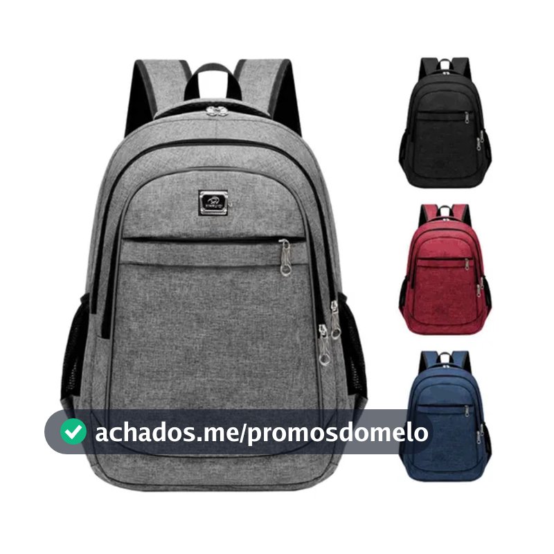 Mochila Bolsa Viagem Resistente Coreana Masculina Feminina Colorida