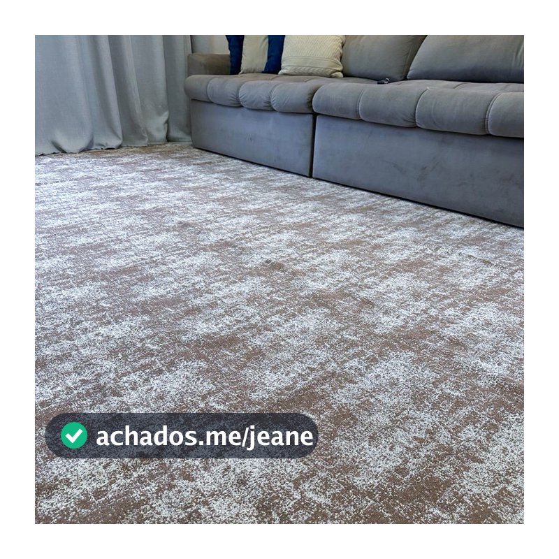 Tapete 3,00 M X 2,40 M Para Quarto Sala Escritório Com Antiderrapante Moderno Sofisticado Elegante