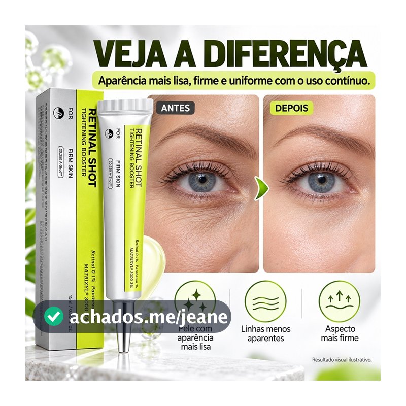 The Vita A Retinal Shot Reforço Apertador 15ml