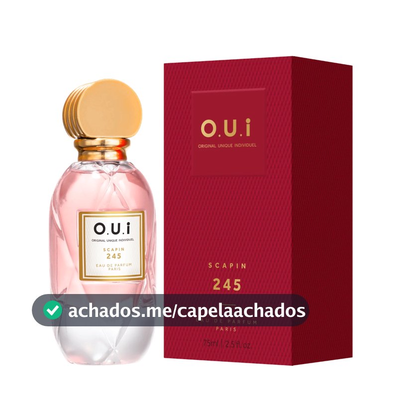 O.U.I Scapin 245 Feminino Eau De Parfum 75ml