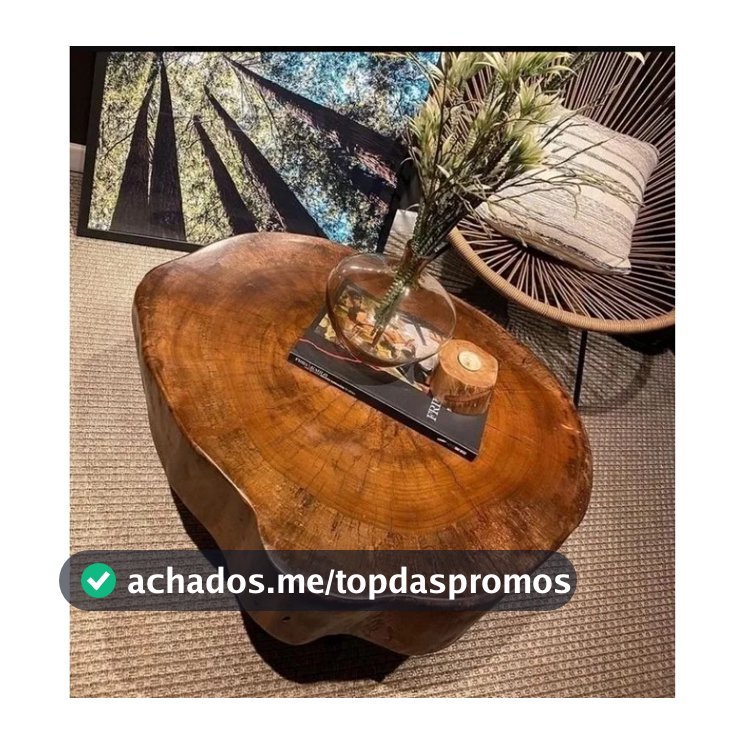 Mesinha de centro rustica área interna e externa sitio jardim sala linda e aconchhegante