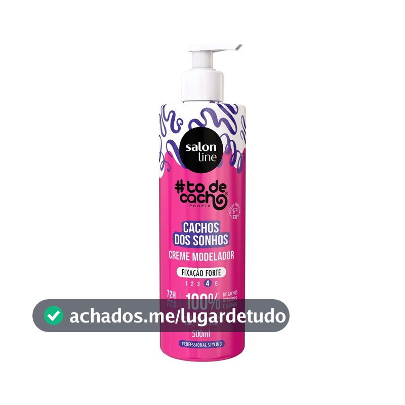 Creme Modelador Forte #todecacho Cachos dos Sonhos 500ml