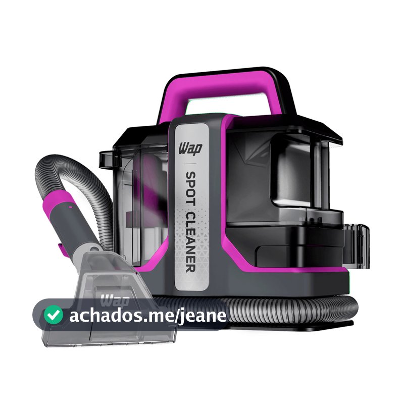 Extratora de Sujeira WAP Portátil Spot Cleaner W3 Borrifa Esfrega e Extrai 1450W Bico de Autolimpeza
