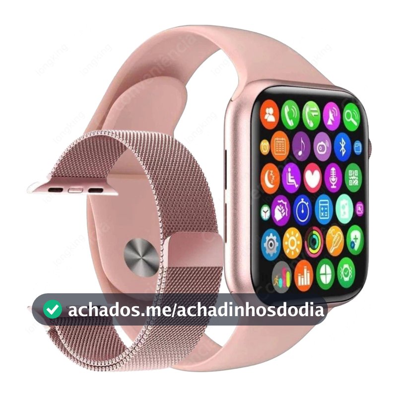 Lançamento De Smartwatch Relógio Inteligente Com Tela Infinita E Duas Alças , Estilo Tecnologia Para Homens Mulheres