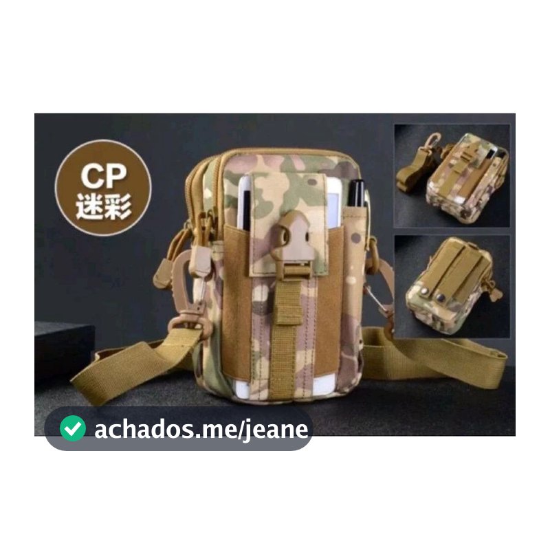 mascolino feminina Bolsa Porta com alça Militar Pochete De Cintura