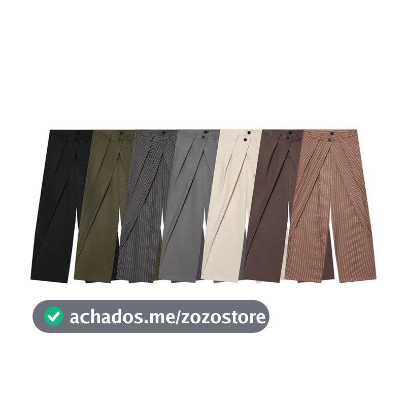 2026 Novo estilo feminino solto calças casuais de perna larga0838777