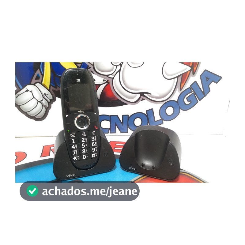 defeito sucata Telefone Sem Fio Vivo Zte Wp750. Obs: Pra Retirar Pecas base
