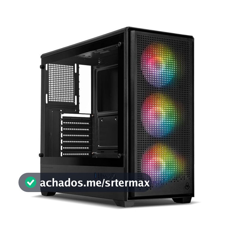 Gabinete Gamer Mancer Mugen, Full-Tower, Lateral de Vidro, Preto, MCR-MGN-BK