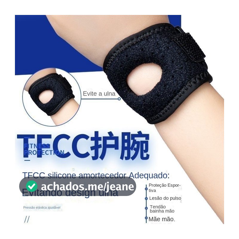 Pulseira TFCC Pulseira esportiva Equipamento de proteção Badminton Tênis Basquete Fitness Pular Corda Alça elástica Prot