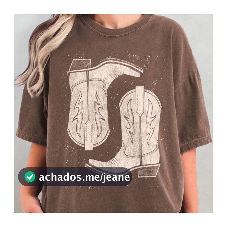 Camiseta Feminina Estampada Country 100% Algodão Super Estilosa