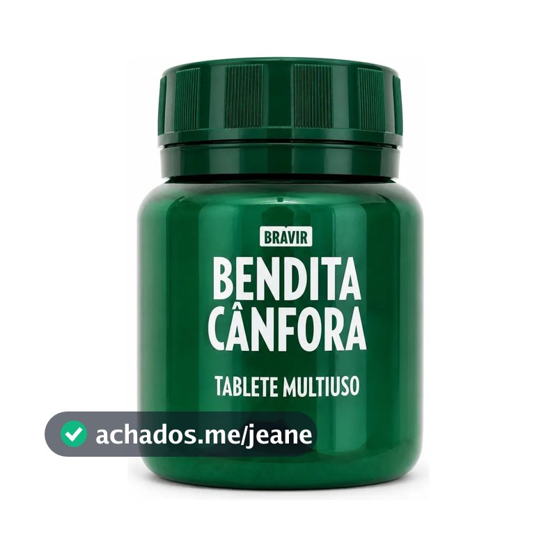 Bravir Bendida Cânfora Pastilhas de 30 Unidades