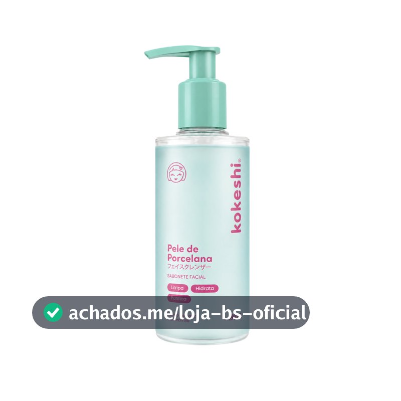 Sabonete Facial em Gel Pele de Porcelana 190ml Kokeshi