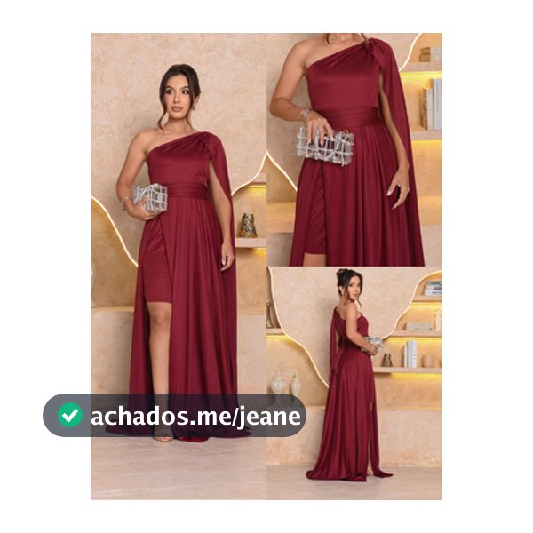 Vestido Feminino De Festa Longo com Capa e abertura lateral Casamento Madrinhas Formatura