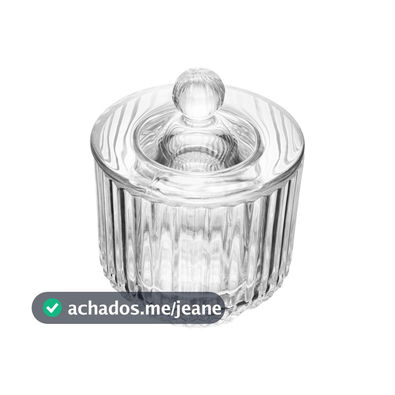 Manteigueira Francesa Império 9x9x11cm Cristal Ecológico Wolff