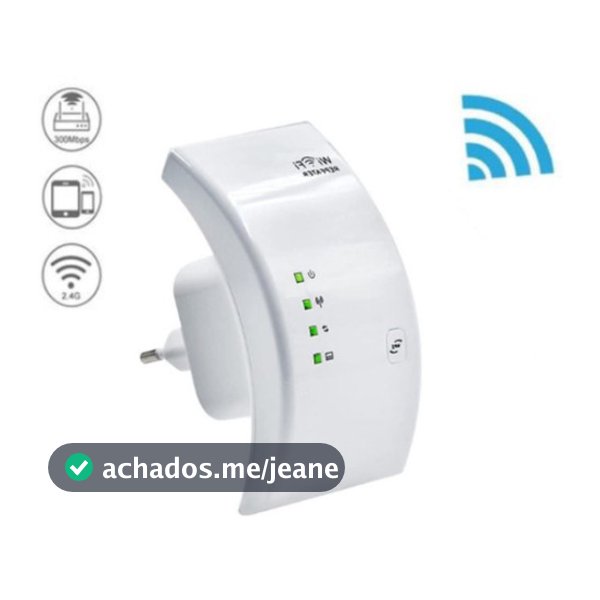 Repetidor De Sinal Wi-Fi Amplificador Wireless Expansor De Rede Potente Envio Imediato